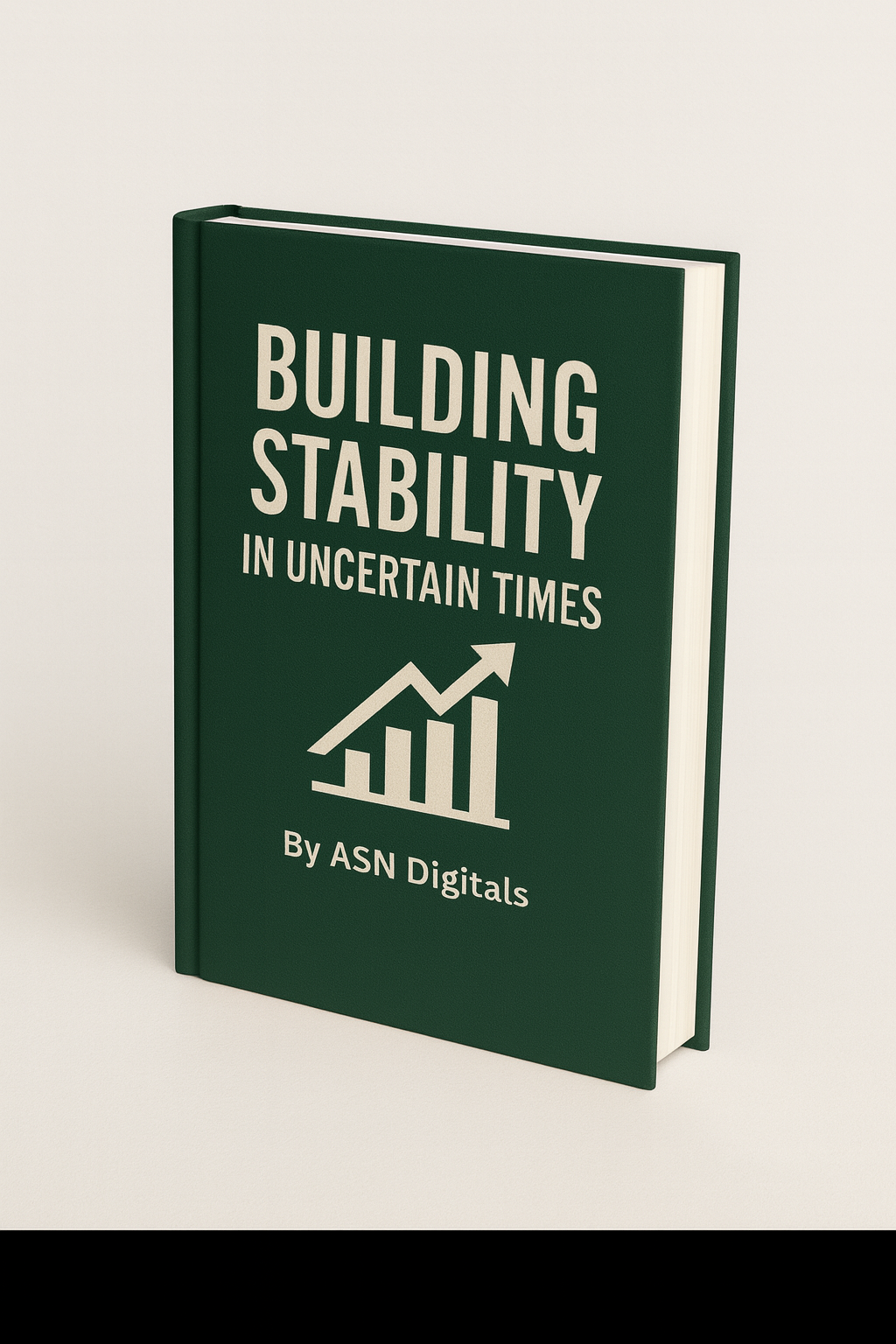 Building Stability in Uncertain Times guide cover - financial security and wealth building strategies ebook